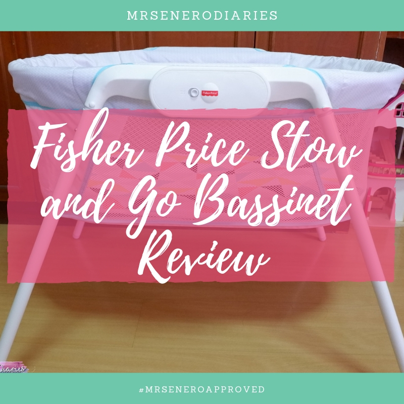fisher price stow n go bassinet dimensions